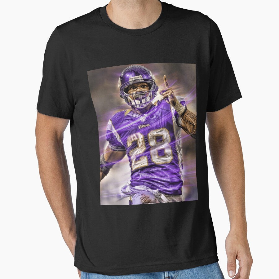 Adrian Peterson Exclusive On Football by DanteBarreto T-Shirts, Hoodie, Sweatshirt | BlankRebels.com (Image 1)