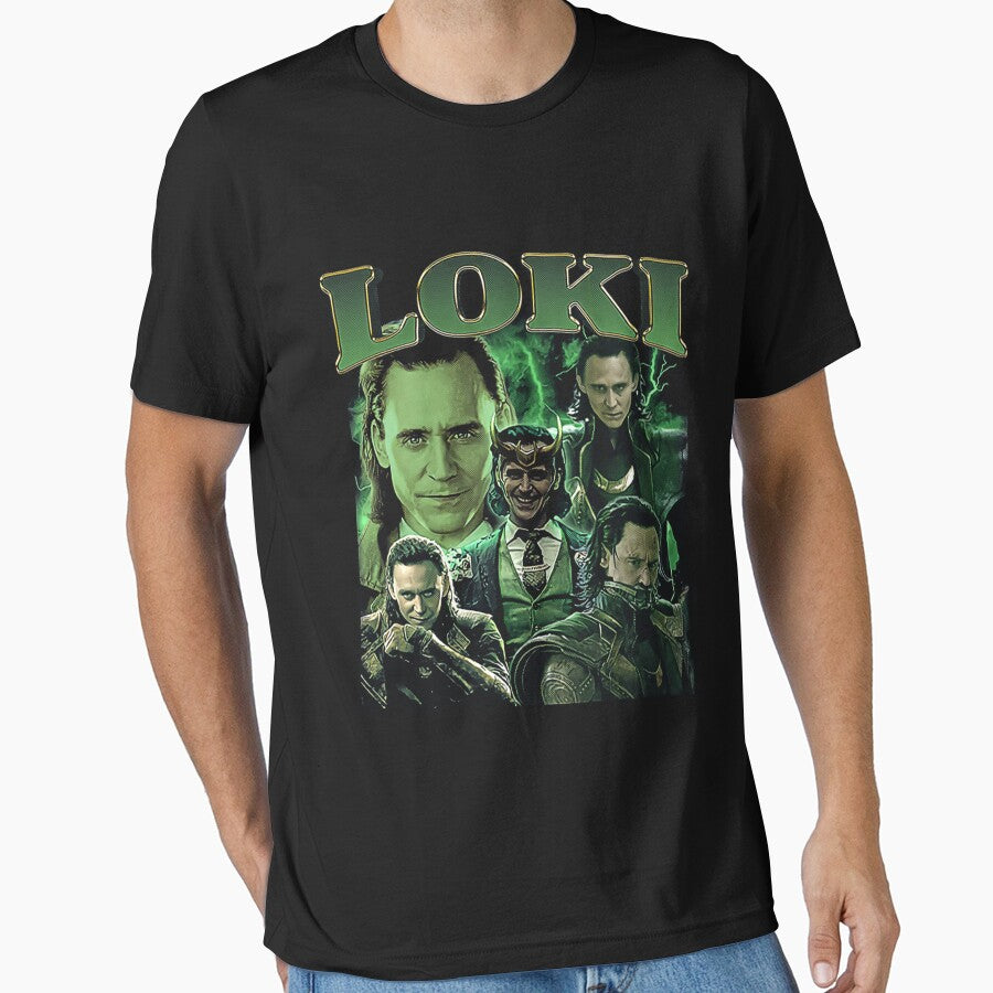 Loki Laufeyson Vintage Bootleg Essential by LukasHoppe T-Shirts, Hoodie, Sweatshirt | BlankRebels.com (Image 1)