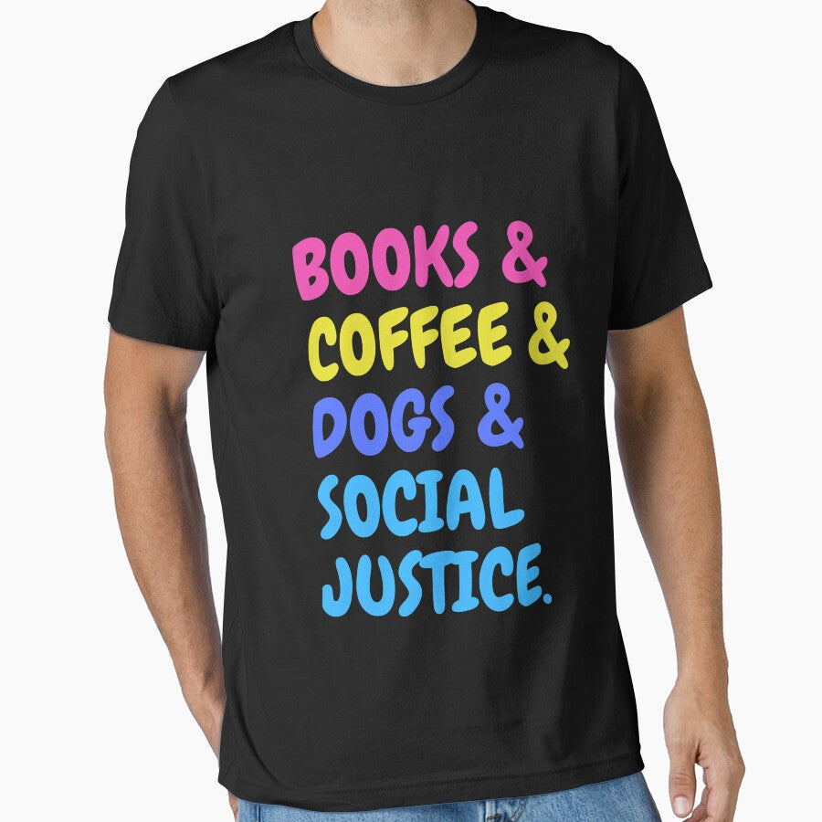 Books coffee dogs by env1nada T-Shirts, Hoodie, Sweatshirt | BlankRebels.com (Image 1)