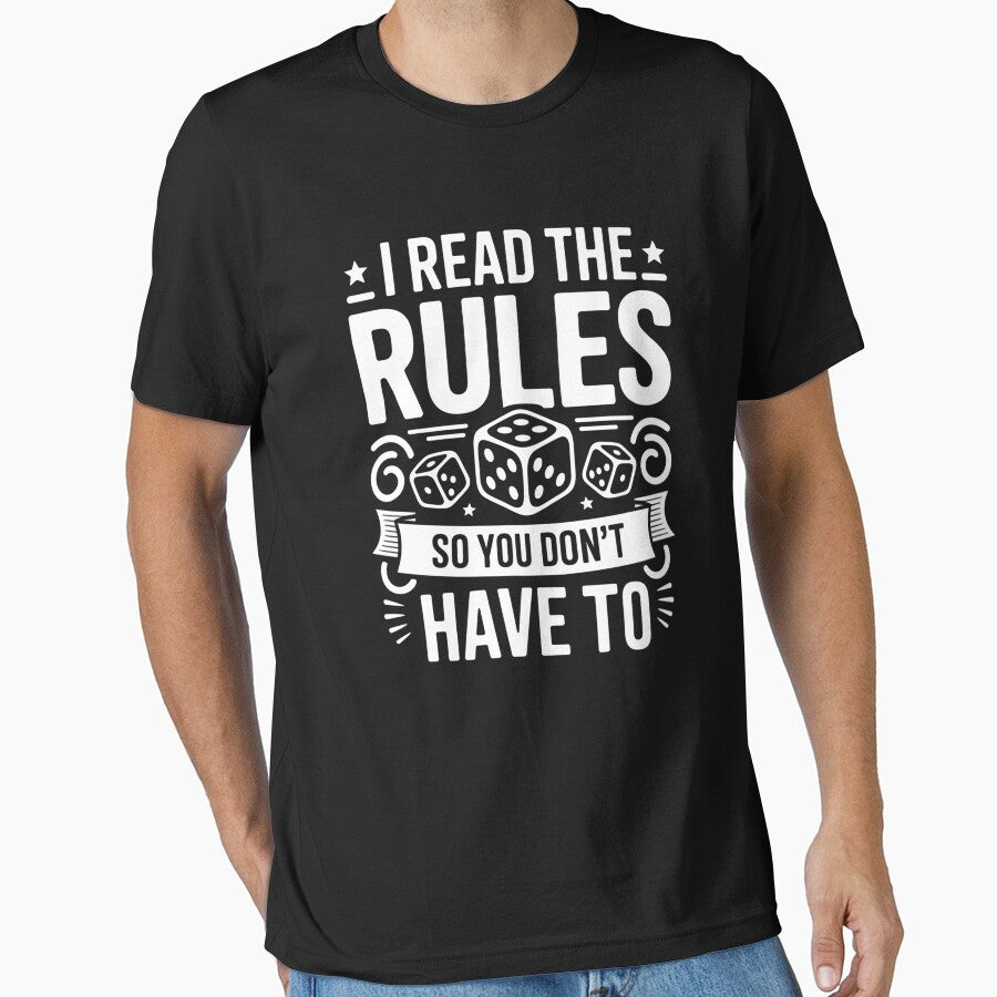 Game Night I Read The Rules Board Gamers by Elenasriveras T-Shirts, Hoodie, Sweatshirt | BlankRebels.com (Image 1)