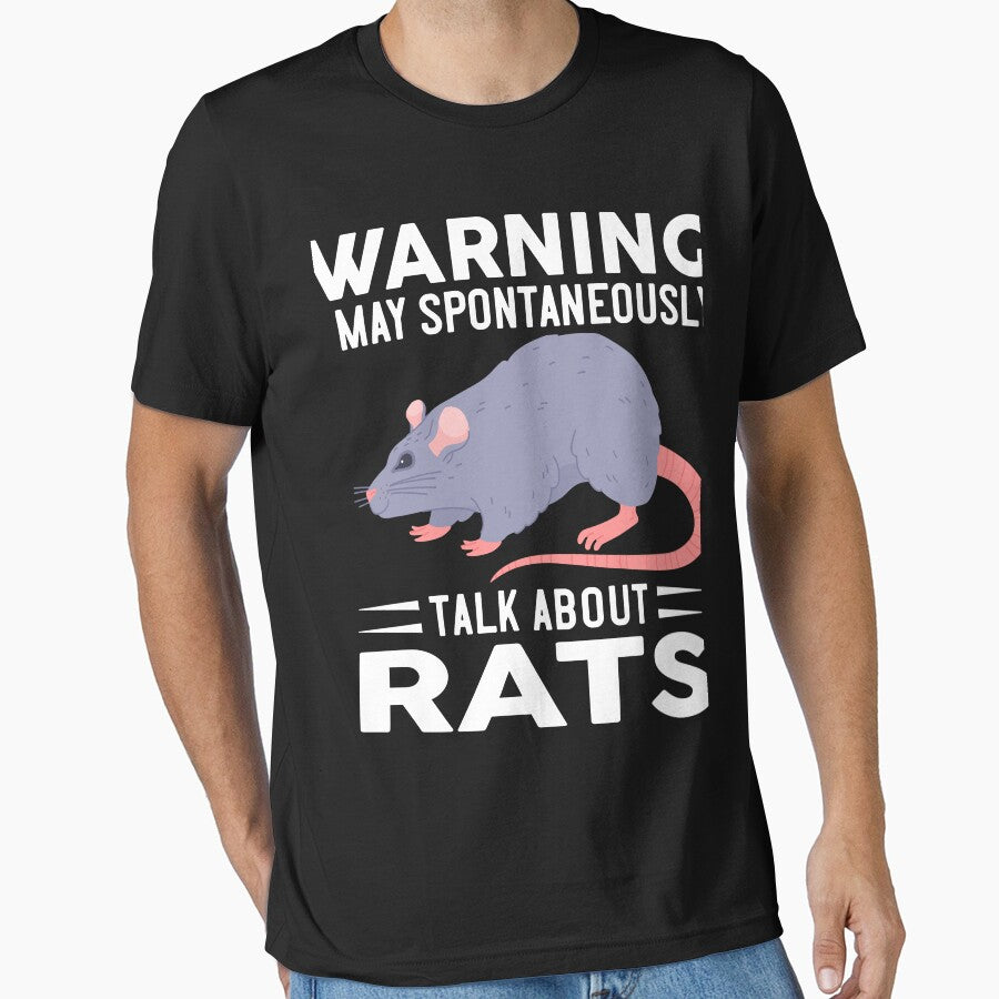 Warning I May Spontaneously Talk About Rats by OX-tright T-Shirts, Hoodie, Sweatshirt | BlankRebels.com (Image 1)