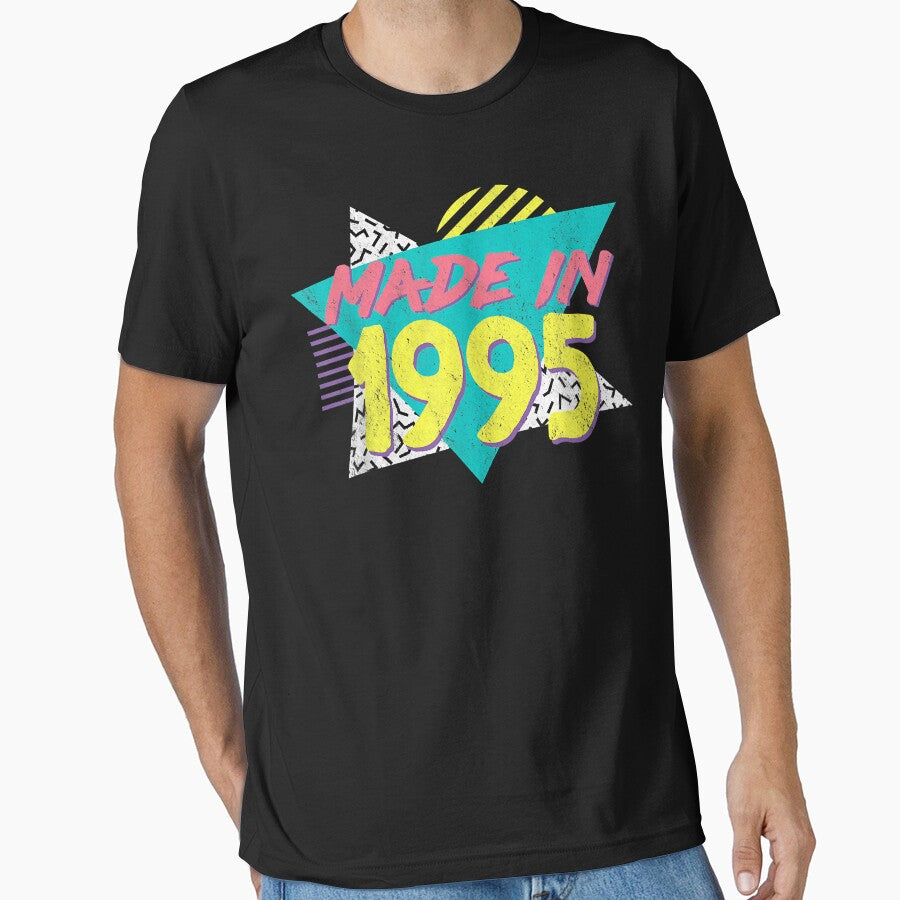 Made In 1995 Retro Vintage 27th Birthday by Katty Williams T-Shirts, Hoodie, Sweatshirt | BlankRebels.com (Image 1)