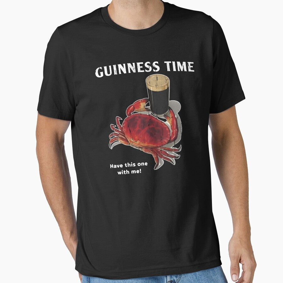Guinness Time Crab T-Shirts, Hoodie, Sweatshirt
