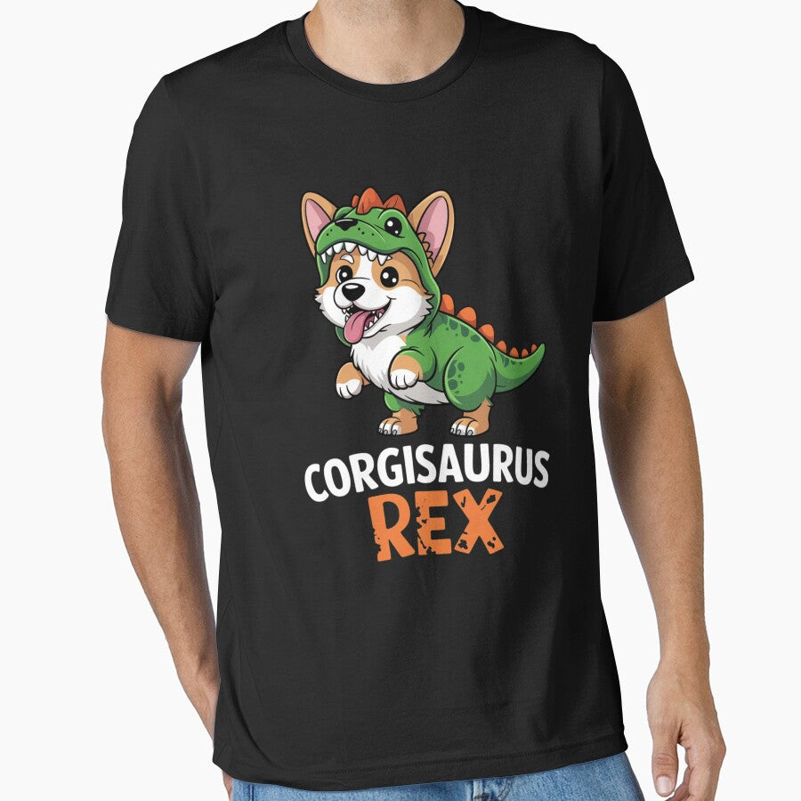 Cute Corgi Dinosaur Trex Dog Owner Dog Lover Corgi by Ikwalima T-Shirts, Hoodie, Sweatshirt | BlankRebels.com (Image 1)
