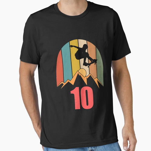 10th Birthday Skateboard Boy Longboarder by Ibu83 T-Shirts, Hoodie, Sweatshirt | BlankRebels.com (Image 1)
