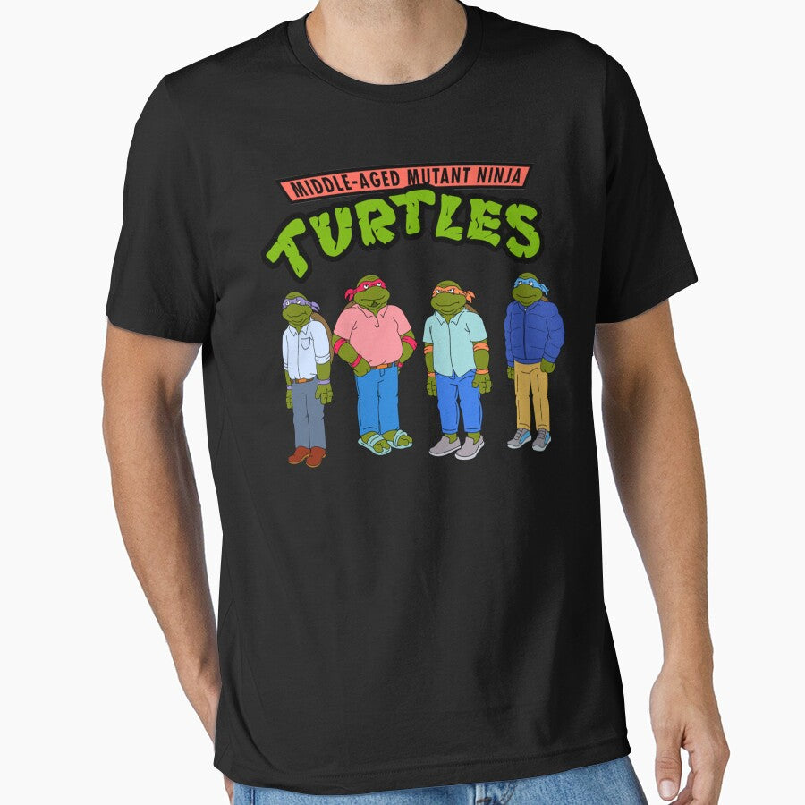 Middle-Aged Mutant Ninja Turtles Classic T-Shirt by bottomb Hoodie, Sweatshirt | BlankRebels.com (Image 1)