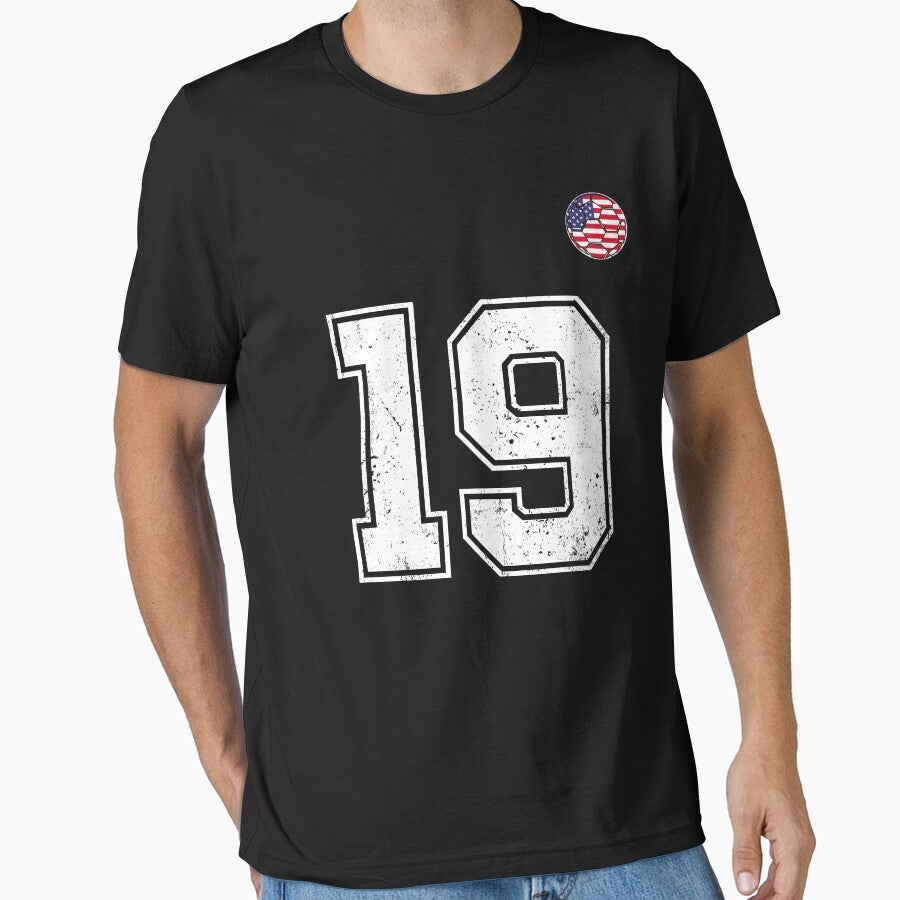 Soccer player Jersey number 19 Usa Fans by RoyesButler