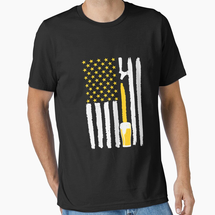 AMERICAN FLAG AND BEER by Beaawtrix76