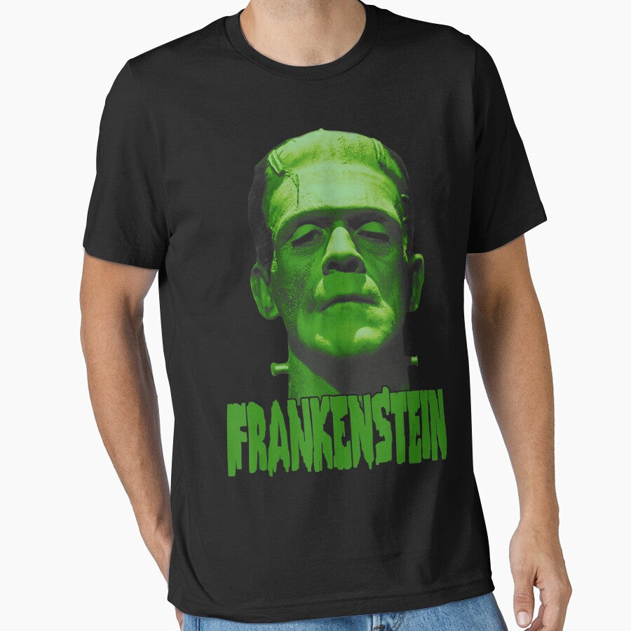 Universal Monsters Frankenstein Dark Portrait T-Shirt by ebonyvve8mattie Hoodie, Sweatshirt | BlankRebels.com (Image 1)