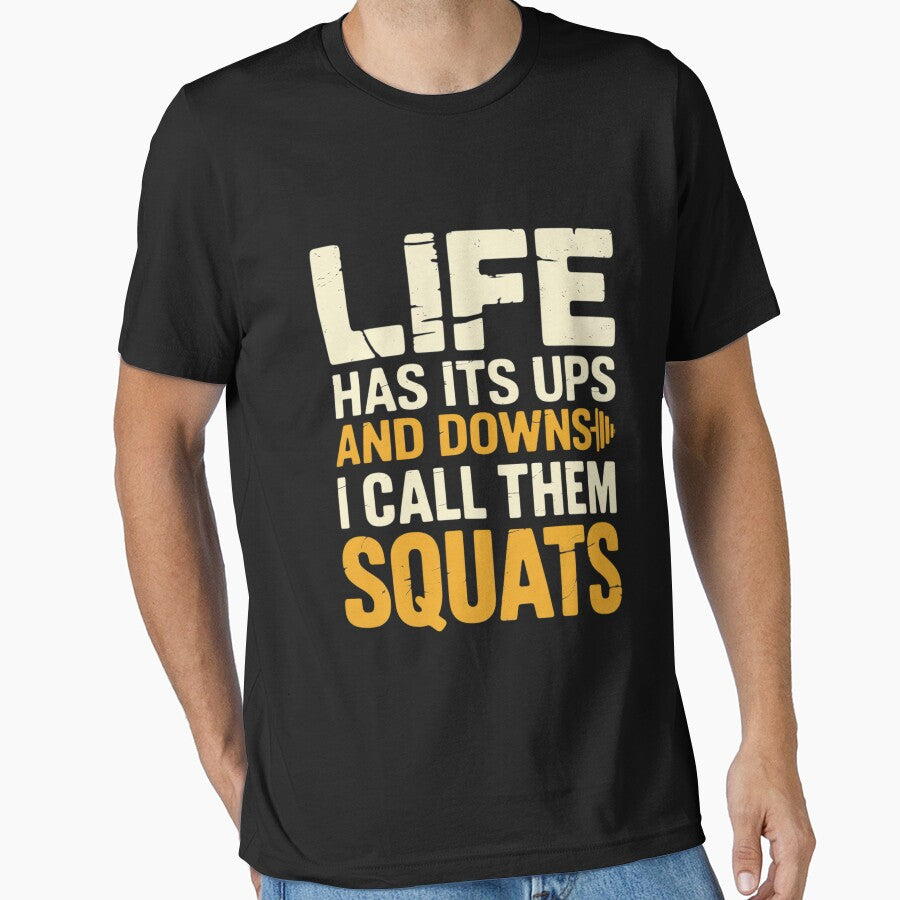 Fitness Gym Workout Weights Squat Men Women Gift by duolastgend T-Shirts, Hoodie, Sweatshirt | BlankRebels.com (Image 1)