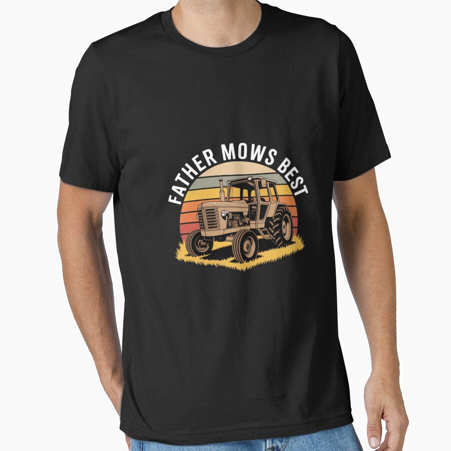 Father Mows Best - Funny Father's Day Dad by Idarmotar T-Shirts, Hoodie, Sweatshirt | BlankRebels.com (Image 1)