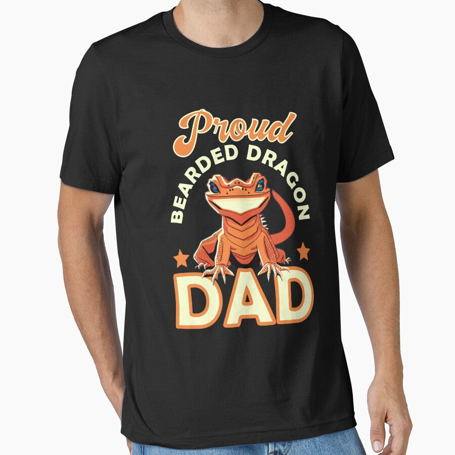 Proud Bearded Dragon Dad Lizard by Digital Story Time T-Shirts, Hoodie, Sweatshirt | BlankRebels.com (Image 1)