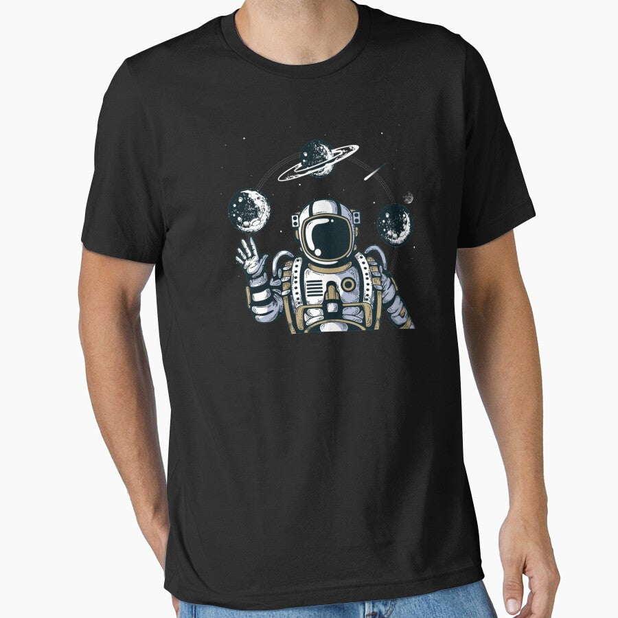 Spaceman on the Space by Ramon Bednar T-Shirts, Hoodie, Sweatshirt | BlankRebels.com (Image 1)