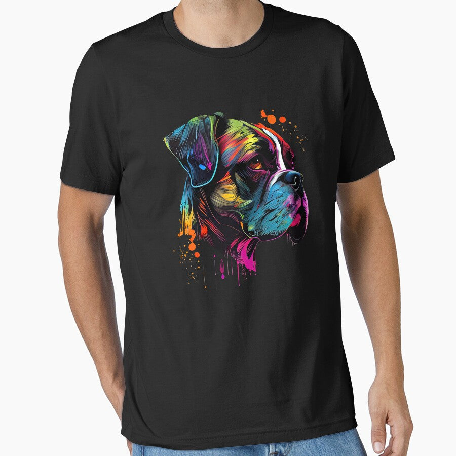Boxer Dog Lovers Pop Art Design by adsman68 T-Shirts, Hoodie, Sweatshirt | BlankRebels.com (Image 1)