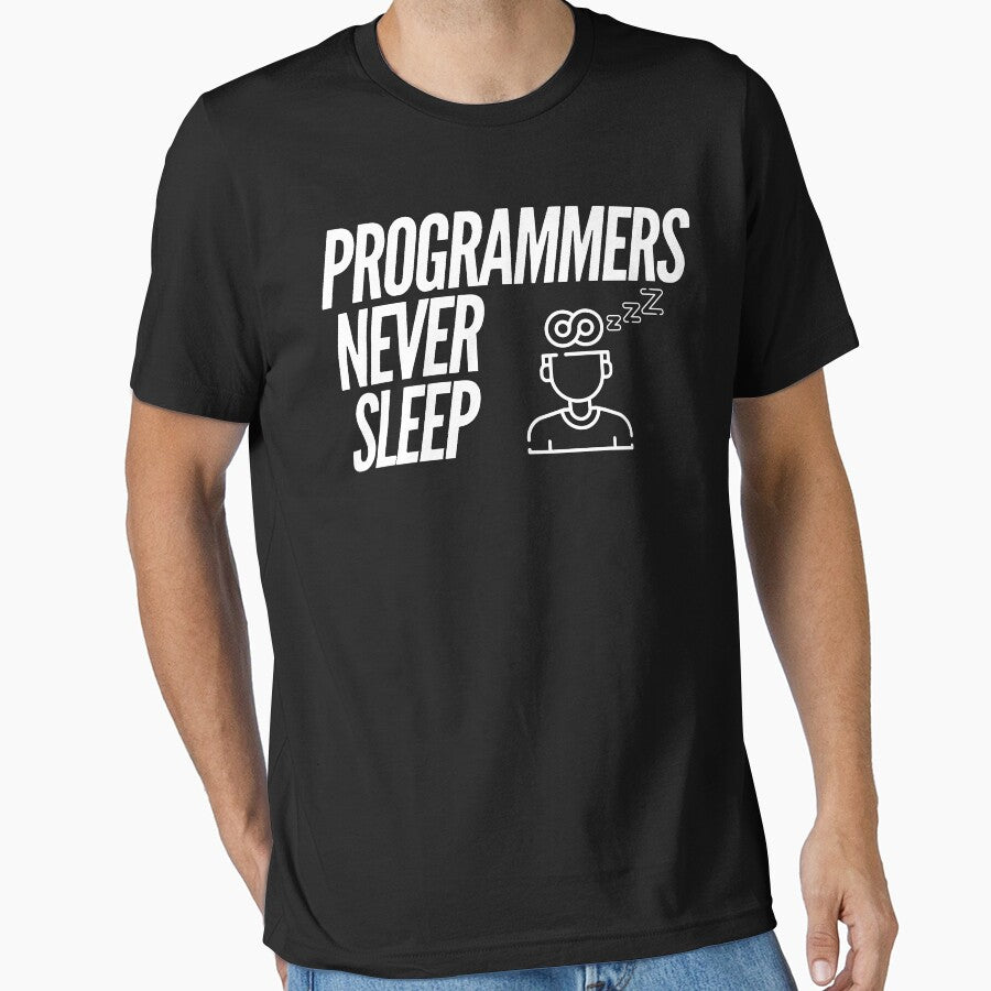 Programmers Never Sleep (white) by Stornu2Ruedas T-Shirts, Hoodie, Sweatshirt | BlankRebels.com (Image 1)