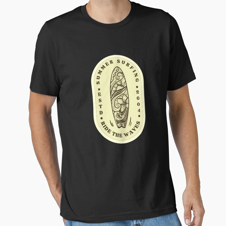 Vintage Surfing Board by FrescoNat T-Shirts, Hoodie, Sweatshirt | BlankRebels.com (Image 1)