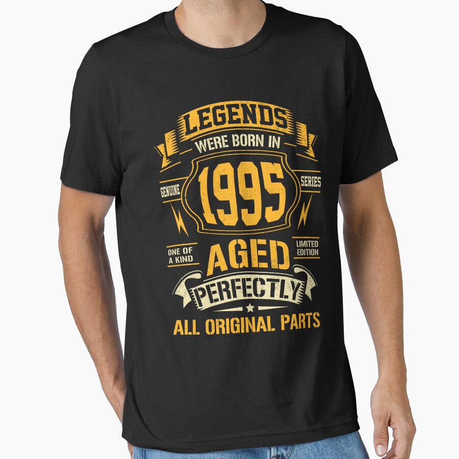 30th Birthday Legends were Born 1995 Vintage Retro Birthday Gift by FernaRoje T-Shirts, Hoodie, Sweatshirt (Image 1)