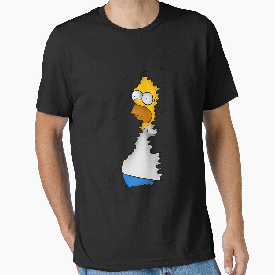 Homer In The Bushes by TRUJILLOSIMPSON