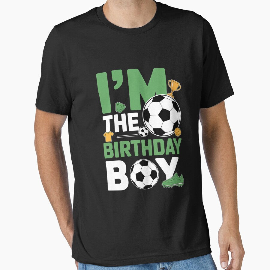 I Am The Birthday Boy Soccer Birthday Family by MichaelStalkas