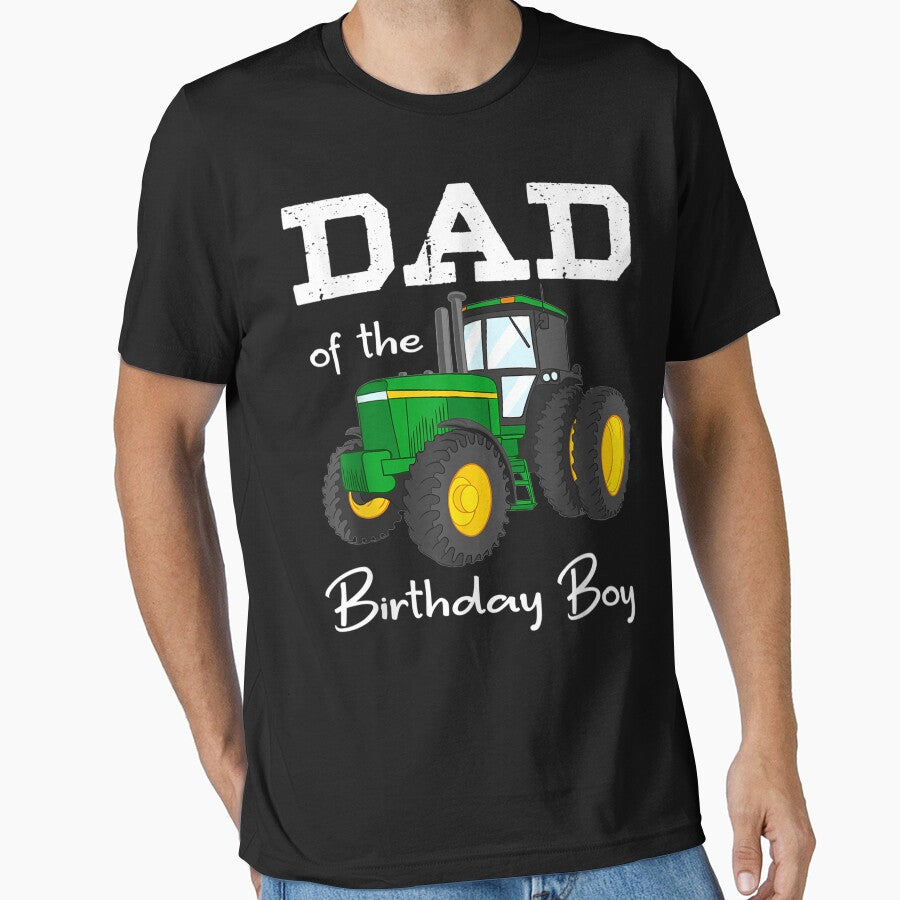 Dad Of The Birthday Boy Tractor Farm Party Tee by BlakenKart Hoodie, Sweatshirt | BlankRebels.com (Image 1)