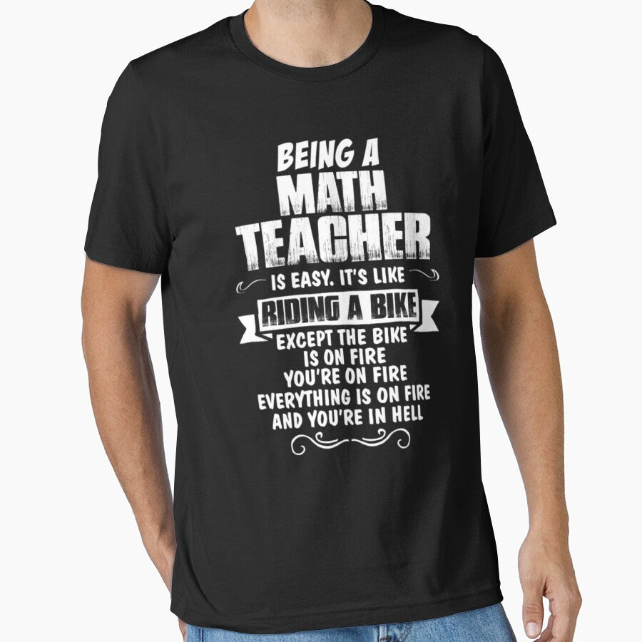 Being A Math Teacher  Women's by aryagiri T-Shirts, Hoodie, Sweatshirt | BlankRebels.com (Image 1)