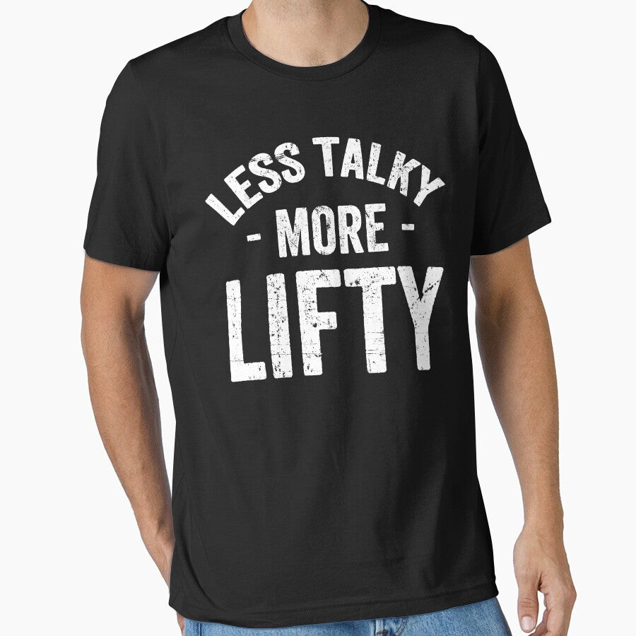 Less talky more lifty - Gym by Captain Mood T-Shirts, Hoodie, Sweatshirt | BlankRebels.com (Image 1)