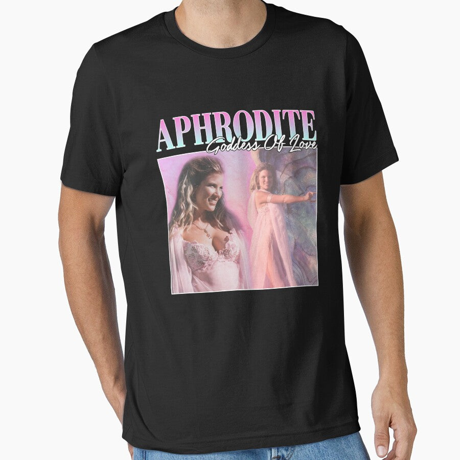 Aphrodite Goddess Of Love Retro by CharXena T-Shirts, Hoodie, Sweatshirt | BlankRebels.com (Image 1)