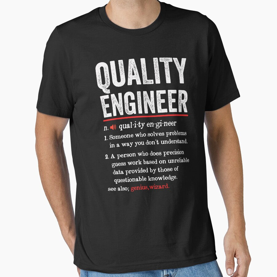 Quality Engineer Funny Definition: Quality Engineer Gift - Quality Engineering by Adexyl T-Shirts, Hoodie,... (Image 1)