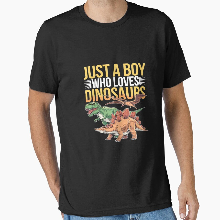 Just a Boy Who Loves Dinosaurs Schoolboys by DigitaldeligArt T-Shirts, Hoodie, Sweatshirt | BlankRebels.com (Image 1)