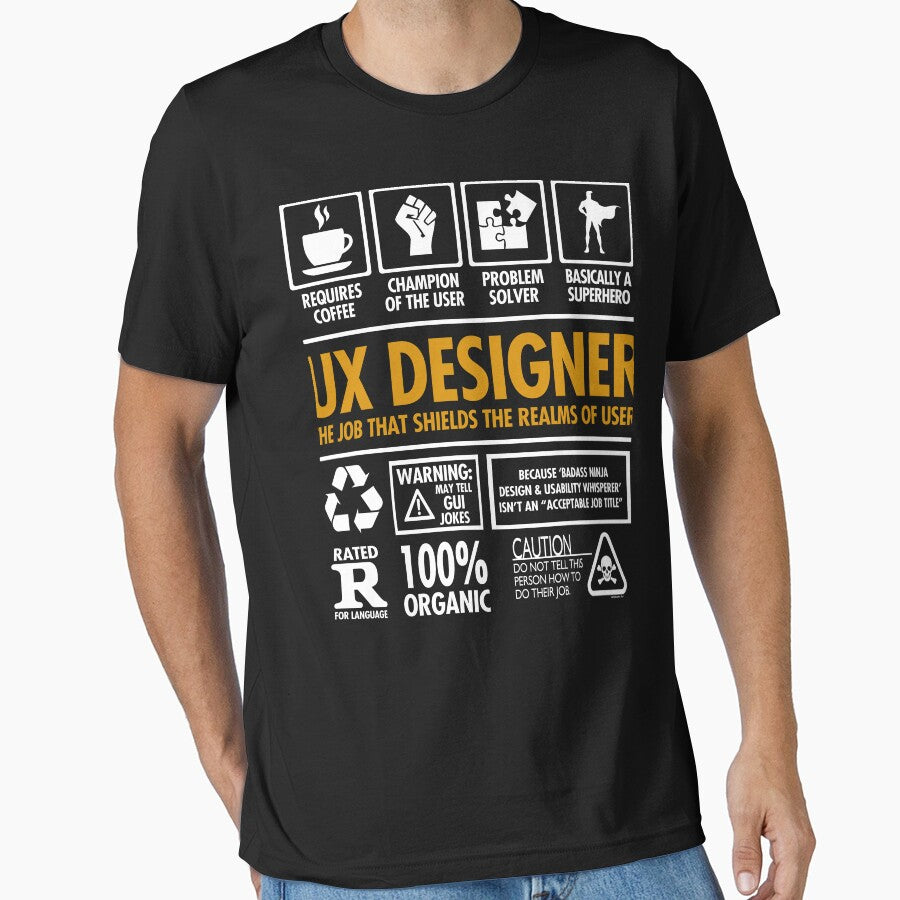 UX Designer Funny Job by Nerd Shizzle