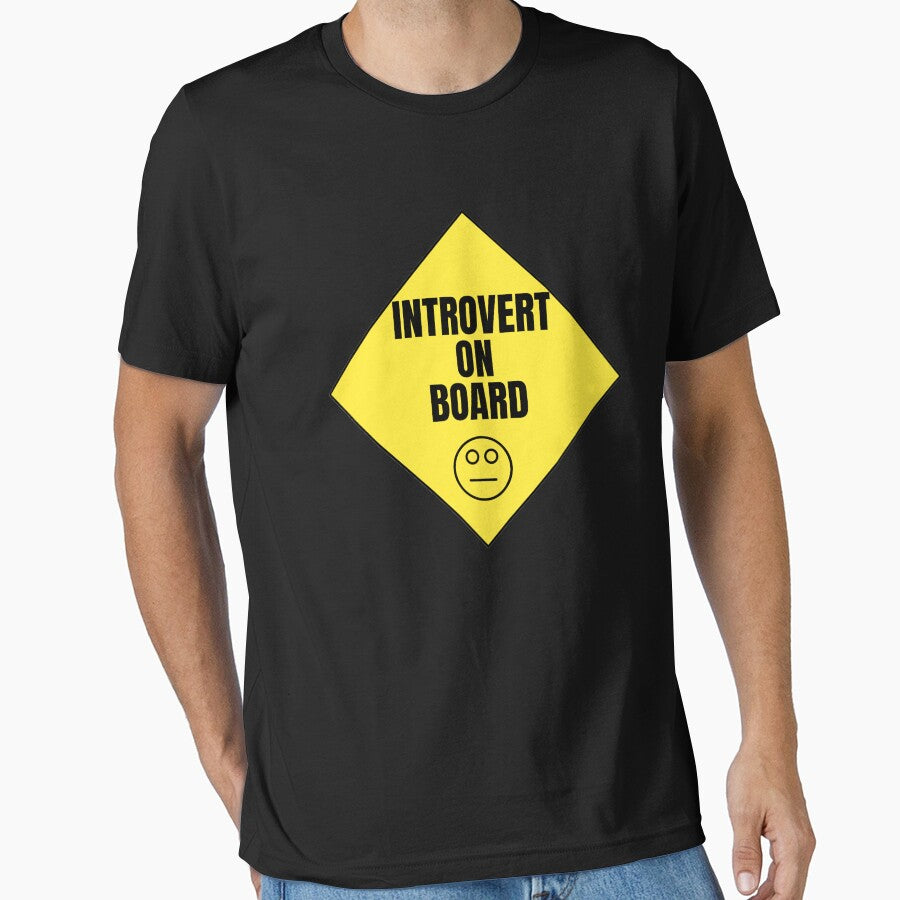Introvert on Board – Funny Introvert Shirt by AdamIntrovert Hoodie, Sweatshirt | BlankRebels.com (Image 1)