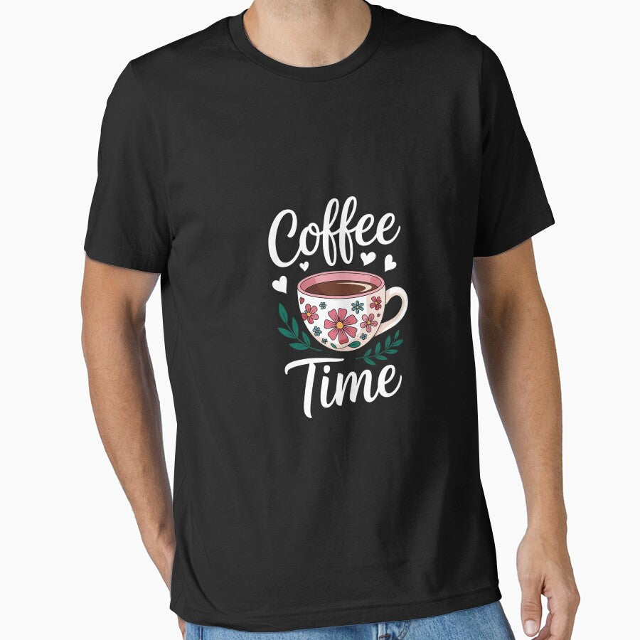 Coffee Time Cute Coffee Lover Women Girls by AquaKiev T-Shirts, Hoodie, Sweatshirt | BlankRebels.com (Image 1)