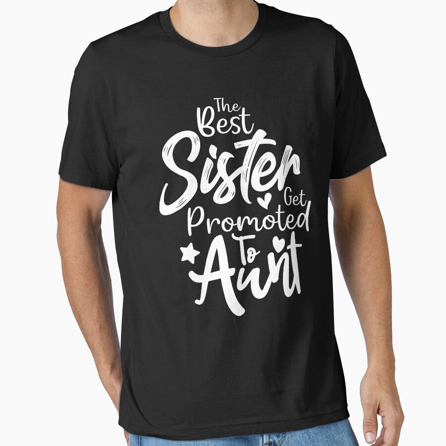 The Best Sisters Get Promoted To Aunt Funny Sister Gifts by dianoo