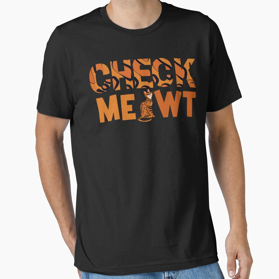 CHECK MEOWT - Funny Cat Pictures with Bengal Cat by FunnyCatsFam T-Shirts, Hoodie, Sweatshirt | BlankRebels.com (Image 1)
