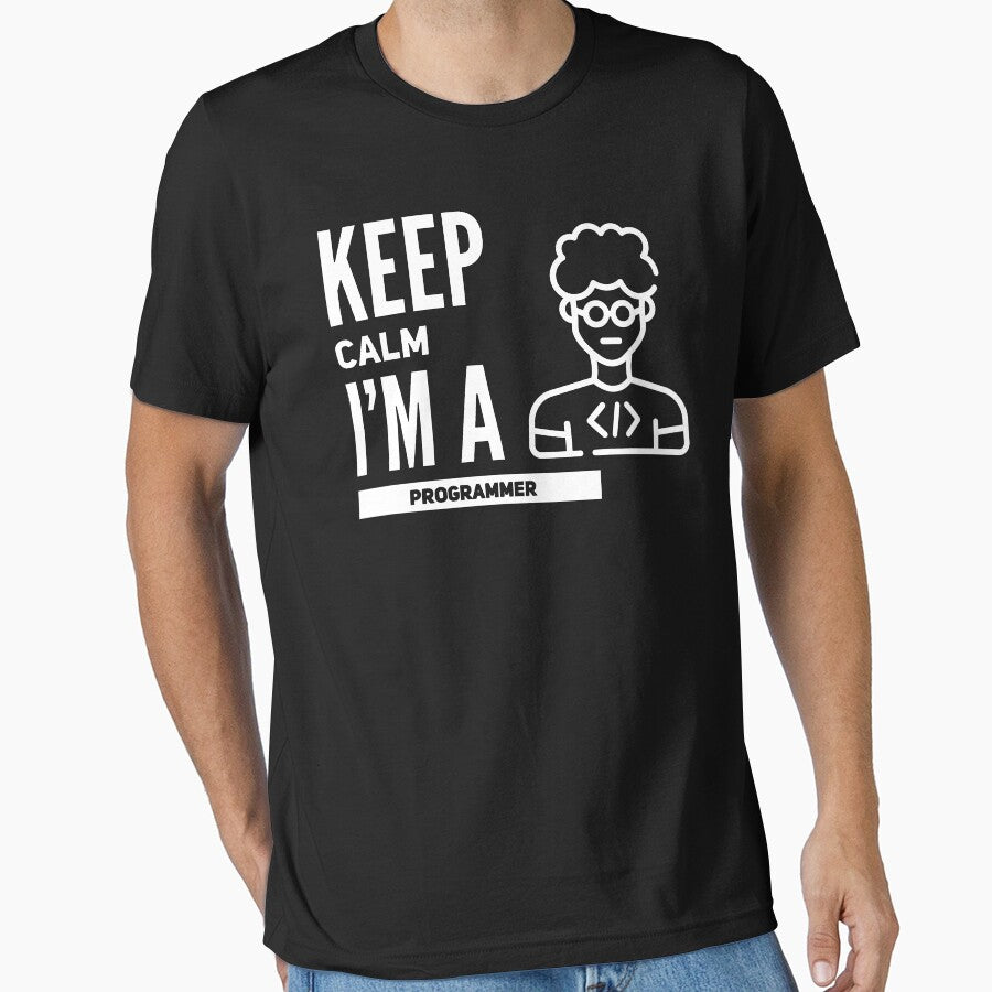 Keep Calm I'm A Programmer (white) by Stornu2Ruedas T-Shirts, Hoodie, Sweatshirt | BlankRebels.com (Image 1)