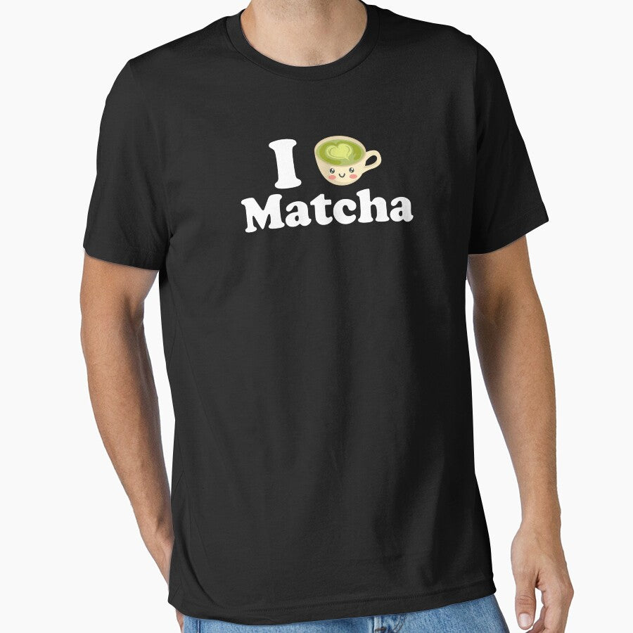 I Love Heart Matcha Green Tea - Japanese Latte Kawaii by buy-on-demand T-Shirts, Hoodie, Sweatshirt (Image 1)