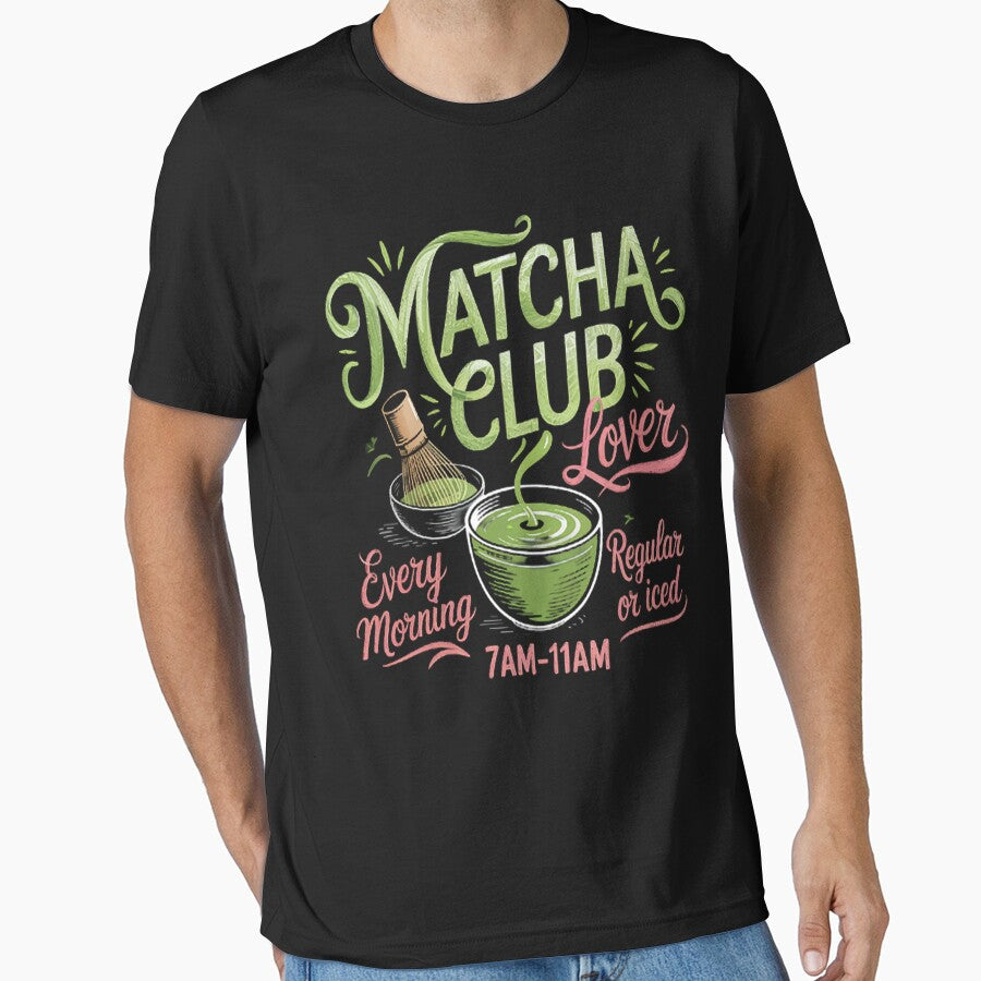 Matcha Lovers Club Latte Matcha trendy y2k by CottonCandyPrin T-Shirts, Hoodie, Sweatshirt | BlankRebels.com (Image 1)