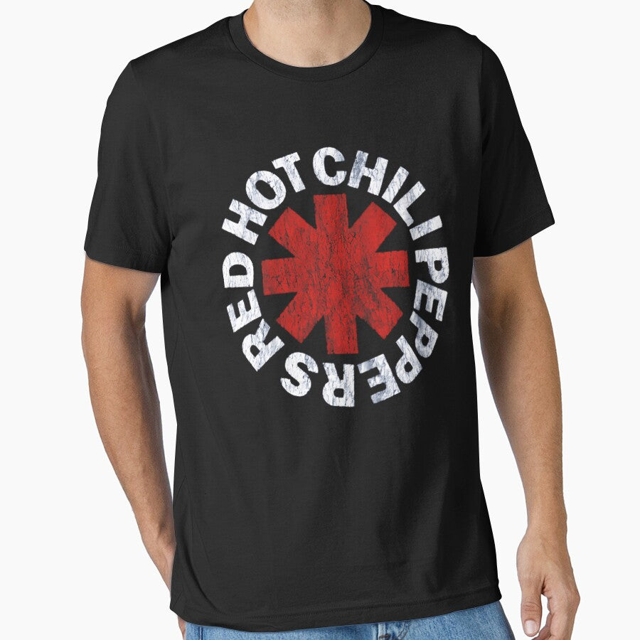 Black Hot Peppers Rock Band Graphic New by DominiqueByous T-Shirts, Hoodie, Sweatshirt | BlankRebels.com (Image 1)