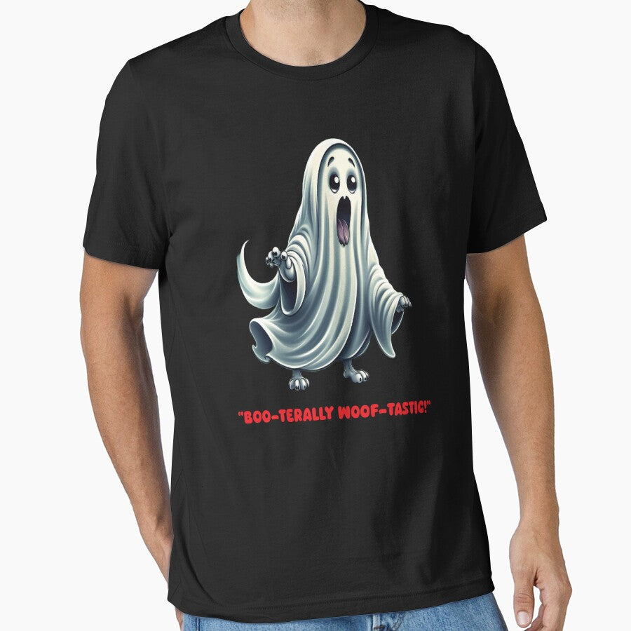 Funny Dog Ghost by NagalkarArtWork T-Shirts, Hoodie, Sweatshirt | BlankRebels.com (Image 1)