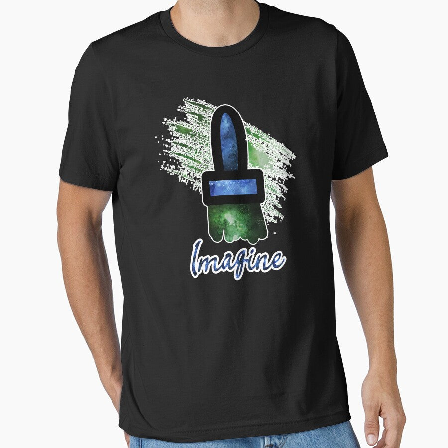 'Let's Paint the Galaxy' - Composition Designs for T-shirts, stickers and other accessories by Ridiculam Toga... (Image 1)