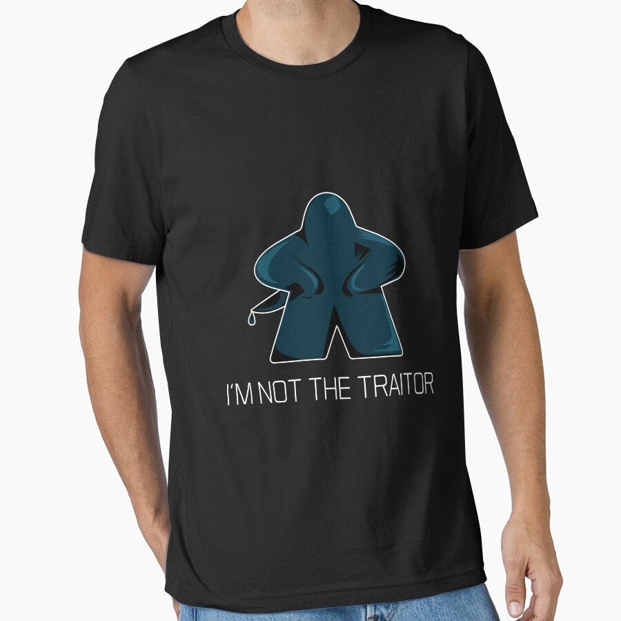 Social Deduction I'm Not The Traitor Meeple Graphic- Board Game - Tabletop Gaming by MeepleDesign T-Shirts,... (Image 1)