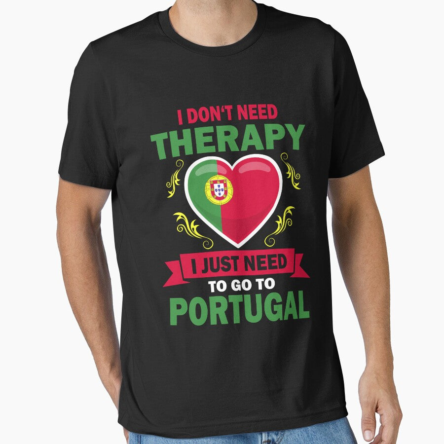 Therapy Portugal by shirtystar T-Shirts, Hoodie, Sweatshirt | BlankRebels.com (Image 1)