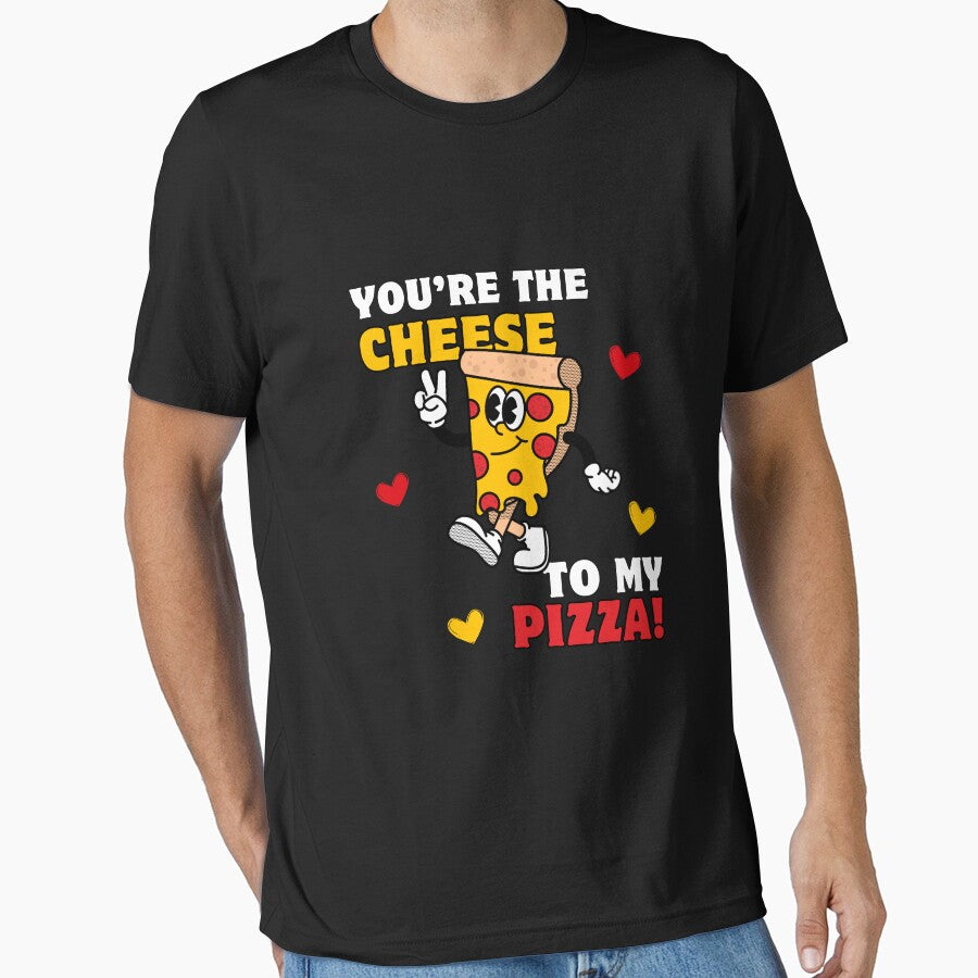 Perfect funny valentine's day gift for pizza lovers, you are the cheese to my pizza by GraphicPOD ⭐⭐⭐⭐⭐ (4.9k)... (Image 1)