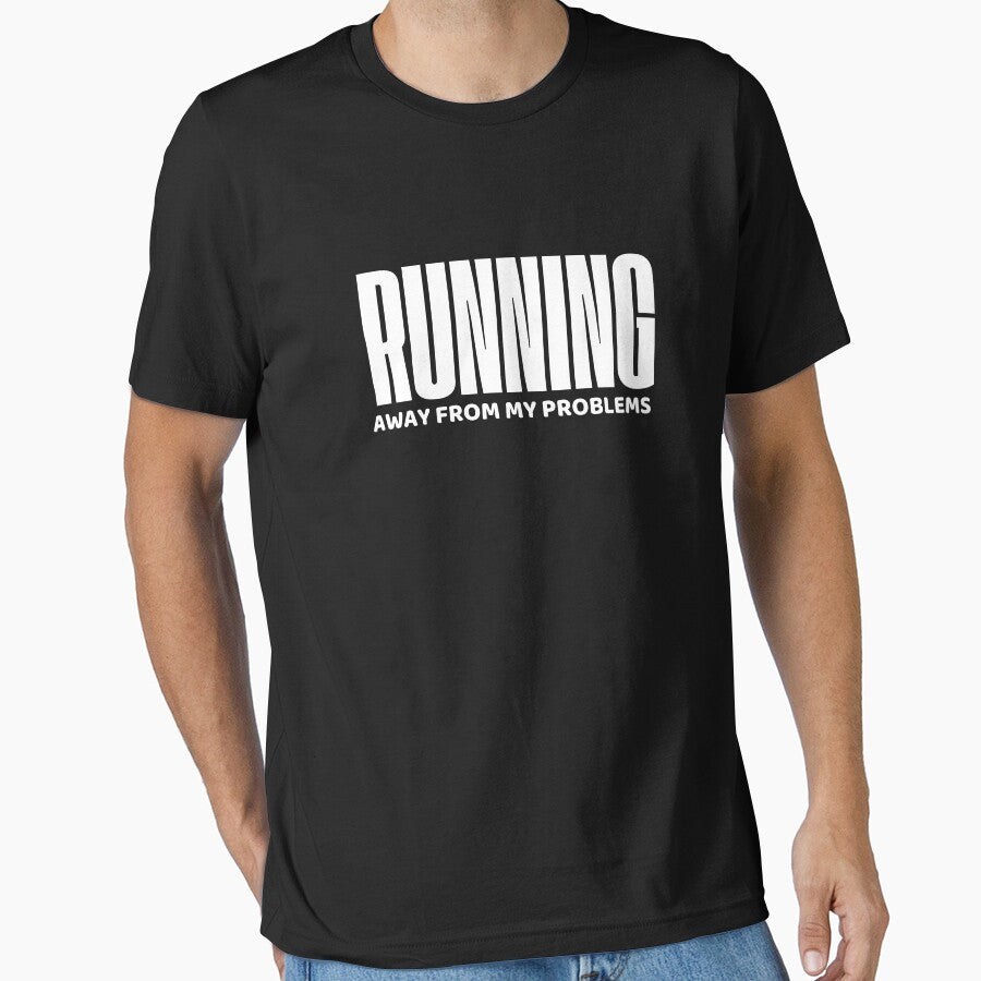 Running Away From My Problems by AngelArtss T-Shirts, Hoodie, Sweatshirt | BlankRebels.com (Image 1)