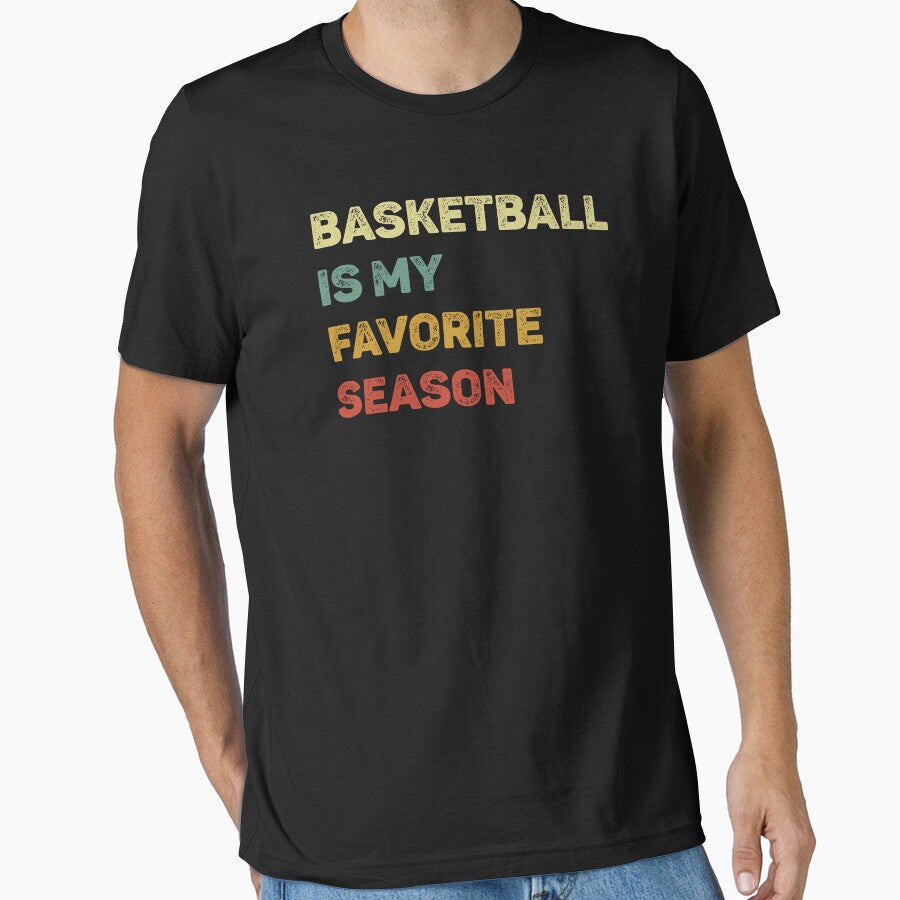 Basketball Is My Favorite Season Retro by WhistleCloset T-Shirts, Hoodie, Sweatshirt | BlankRebels.com (Image 1)