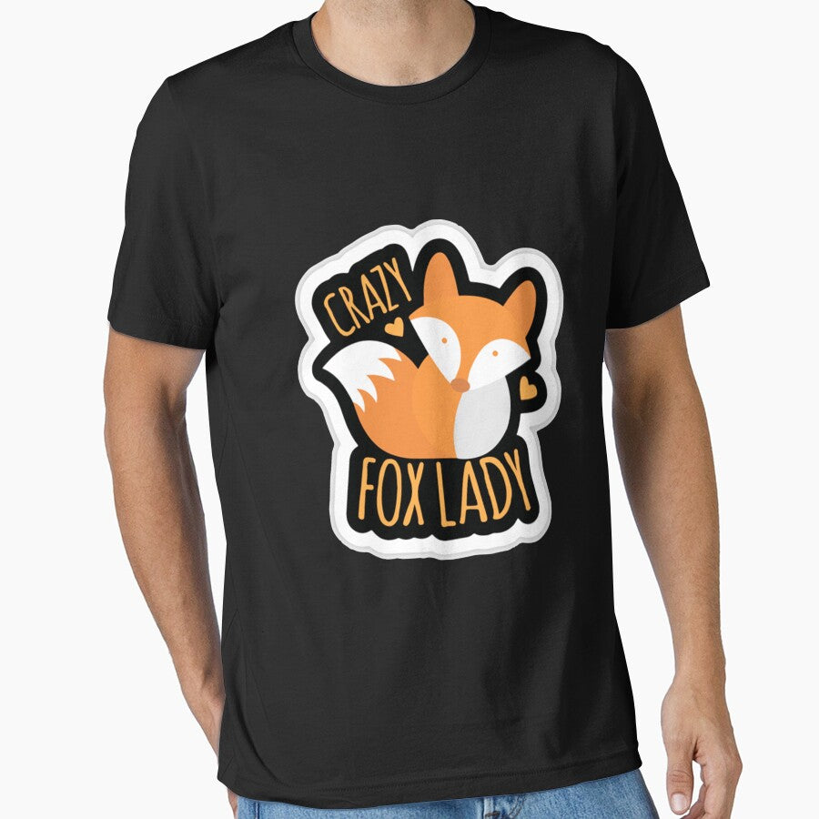 Crazy Fox Lady by Lollipop618 T-Shirts, Hoodie, Sweatshirt | BlankRebels.com (Image 1)