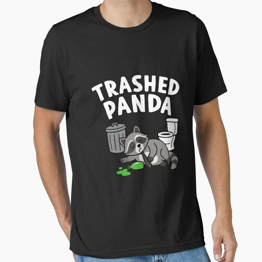 Trashed Panda by khallidaart T-Shirts, Hoodie, Sweatshirt | BlankRebels.com (Image 1)