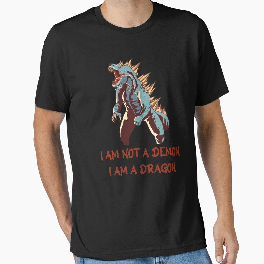 I am not a demon I am a dragon. cool reptiles, Bearded Dragon Owner gifts by DANT-shirts Hoodie, Sweatshirt (Image 1)