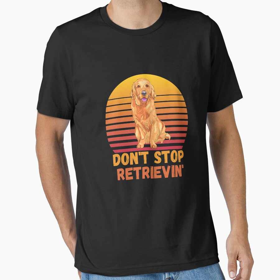 golden retriever funny quote cartoon golden retriever by OneTimeEngineer T-Shirts, Hoodie, Sweatshirt (Image 1)