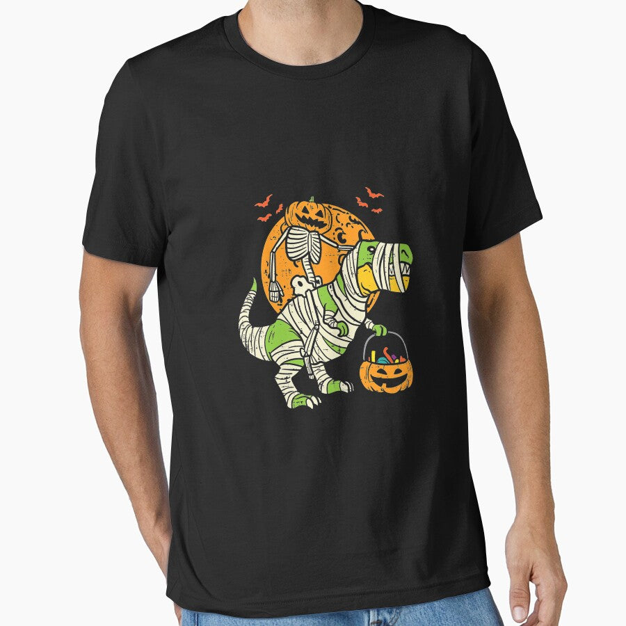 Halloween Funny Dinosaur by Landesign T-Shirts, Hoodie, Sweatshirt | BlankRebels.com (Image 1)